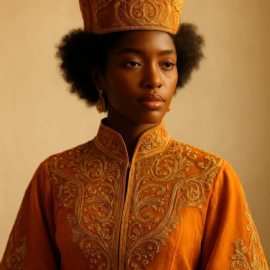 Caftan Terracotta d'Apparat